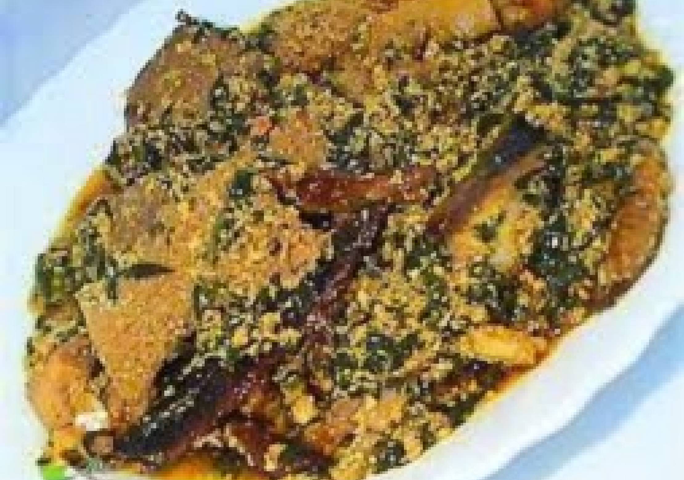 How to make Egusi Soup & Bitter Leaf