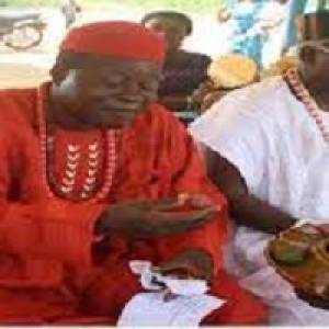 Traditional way of receiving visitors in Igbo land