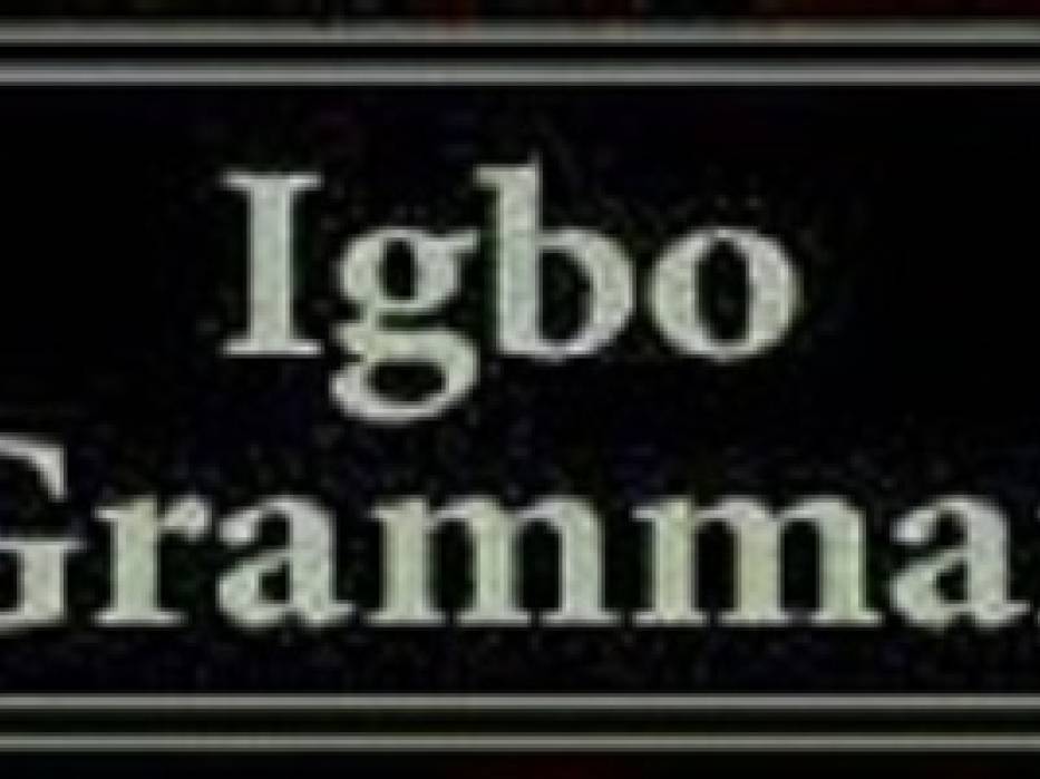 Simple start Igbo grammar